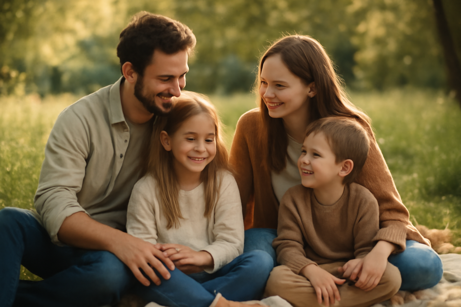 “Parent guiding child on healthy screen time habits”